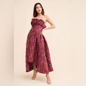 Elliatt Camellia Strapless Gown